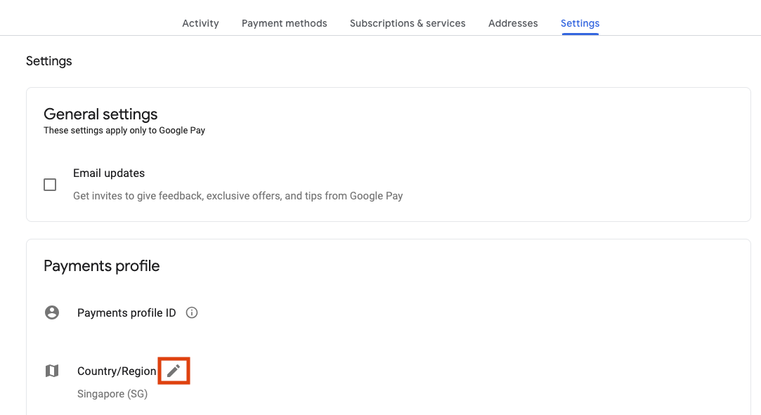 Como mudar o pa&iacute;s da Google Play no desktop
